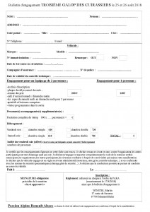 bulletin d'engagement